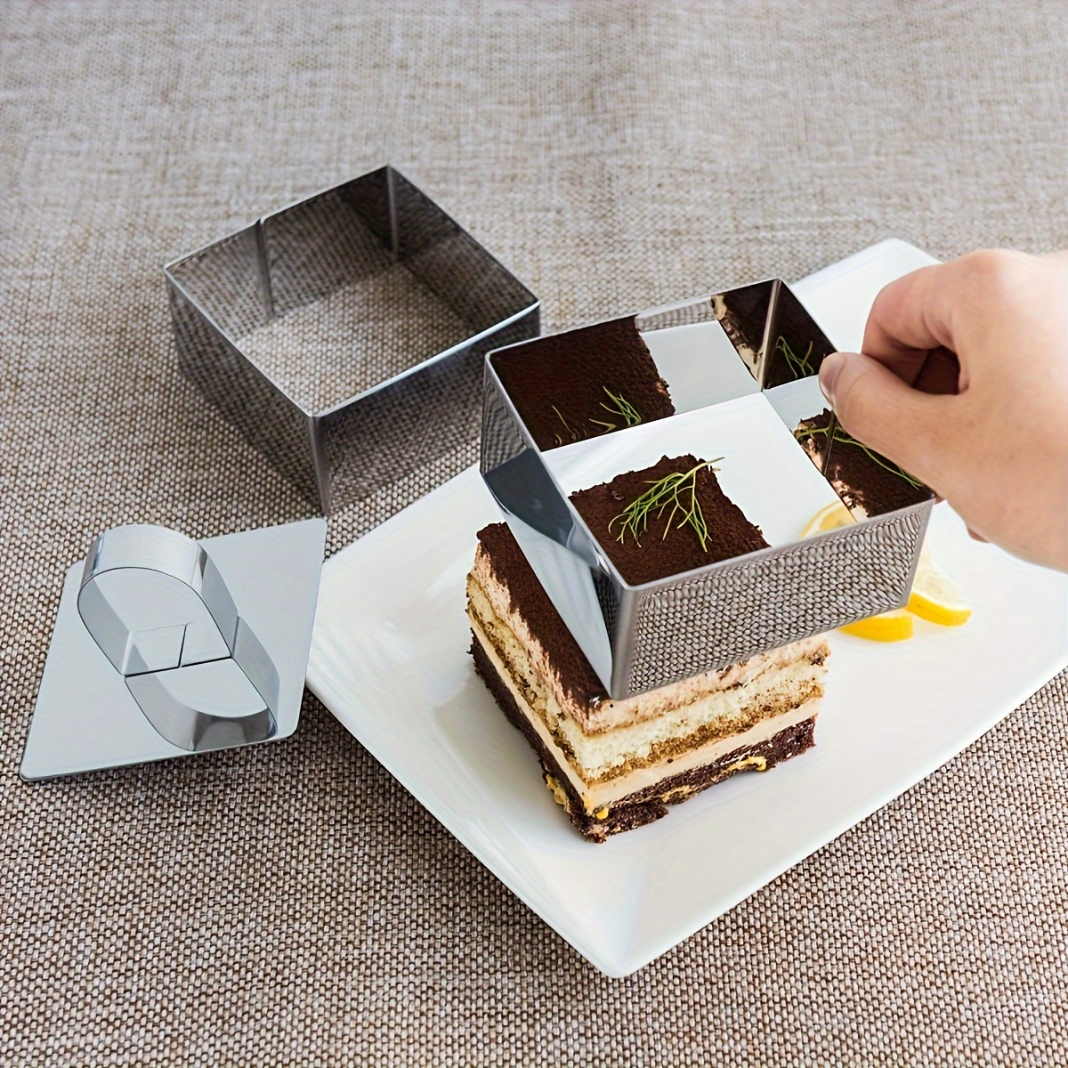 Square molds for clearance baking