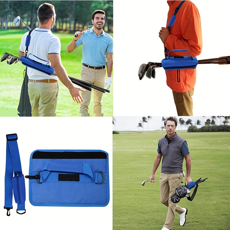  Golf Ball Bag Multiple Pockets to Store Accessories and  Valuables with Clip to Bag, 5.5 (W) x 7.9 (H) : Sports & Outdoors
