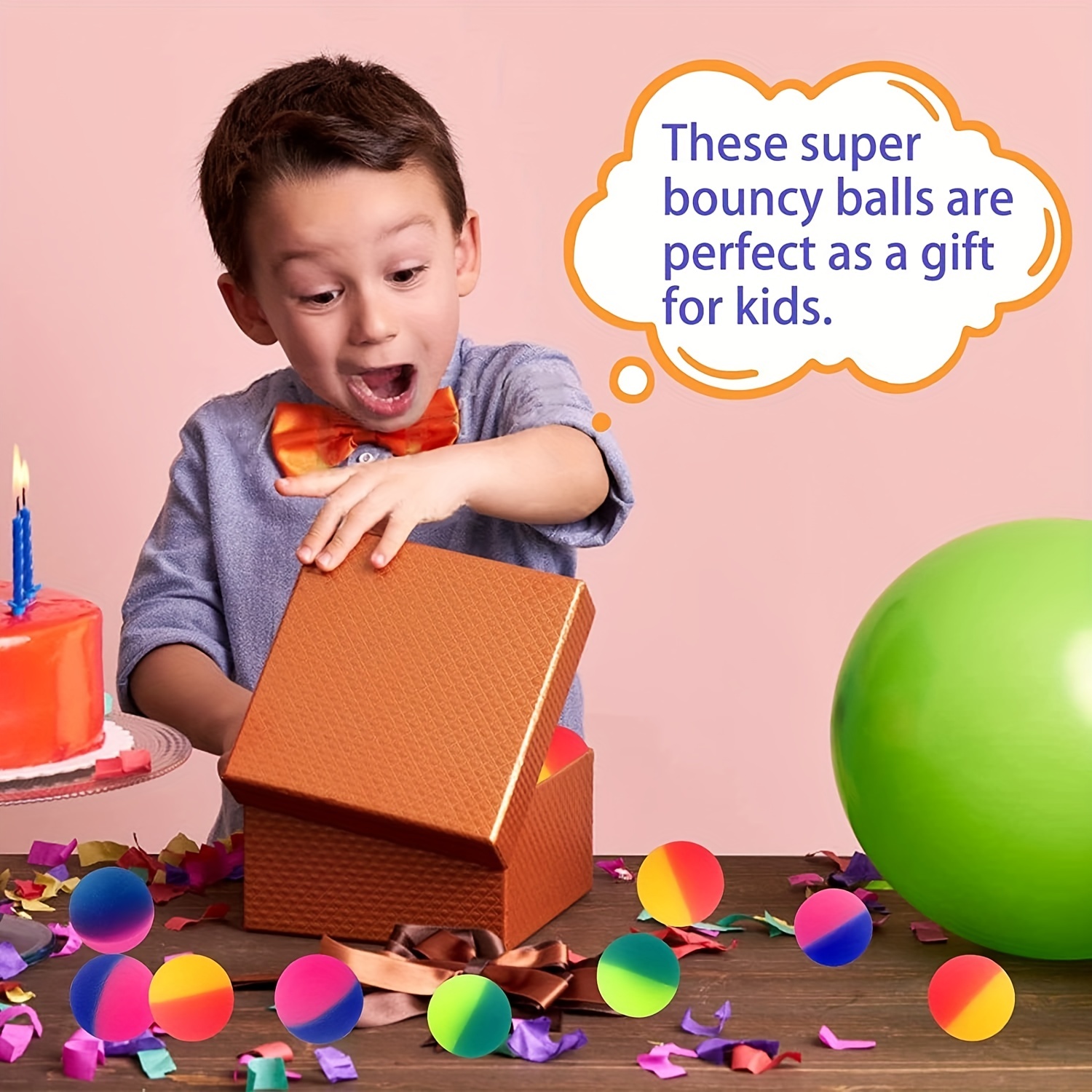 Bouncy Balls For Kids Party favors- 10Pcs Bouncy Balls For Kids Return  Gifts For Birthday Party/Icy Colorful Rainbow Bouncy Balls Mini Toys  Birthday Giveaways For Kids/Pinata Birthday Gift Balls