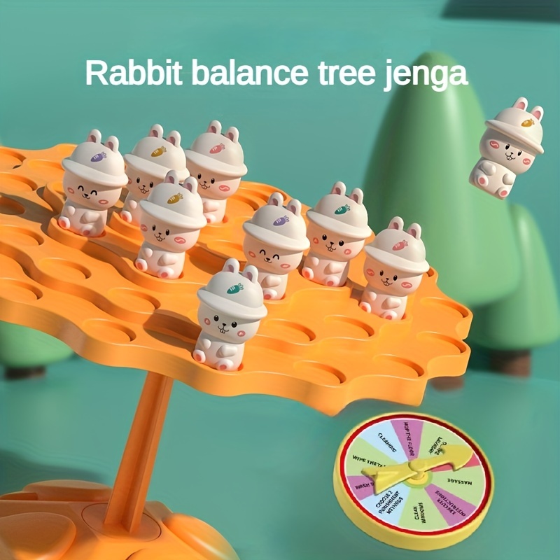 Rabbit Balance Tree Jenga Toys for Parent Child Education