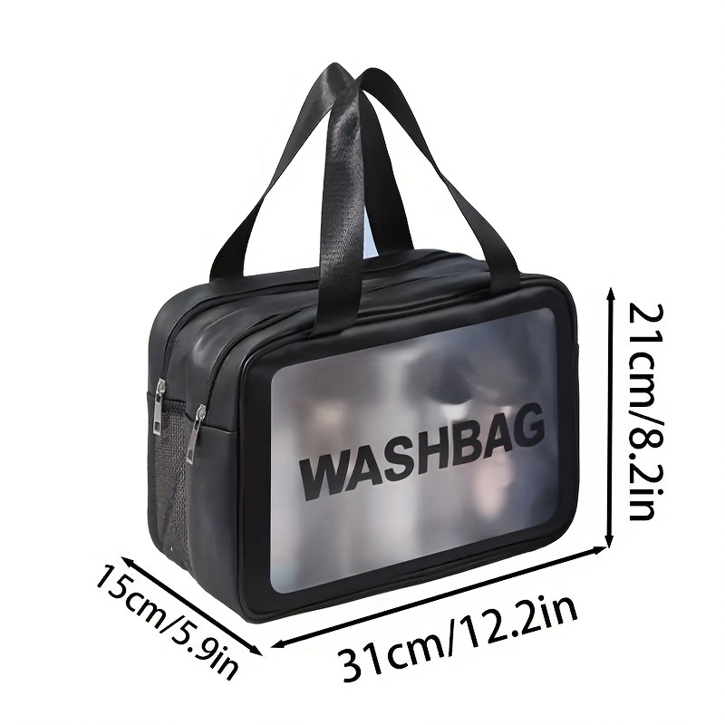 Double Handle Capacity Large Wash Bag Travel Storage Bag - Temu