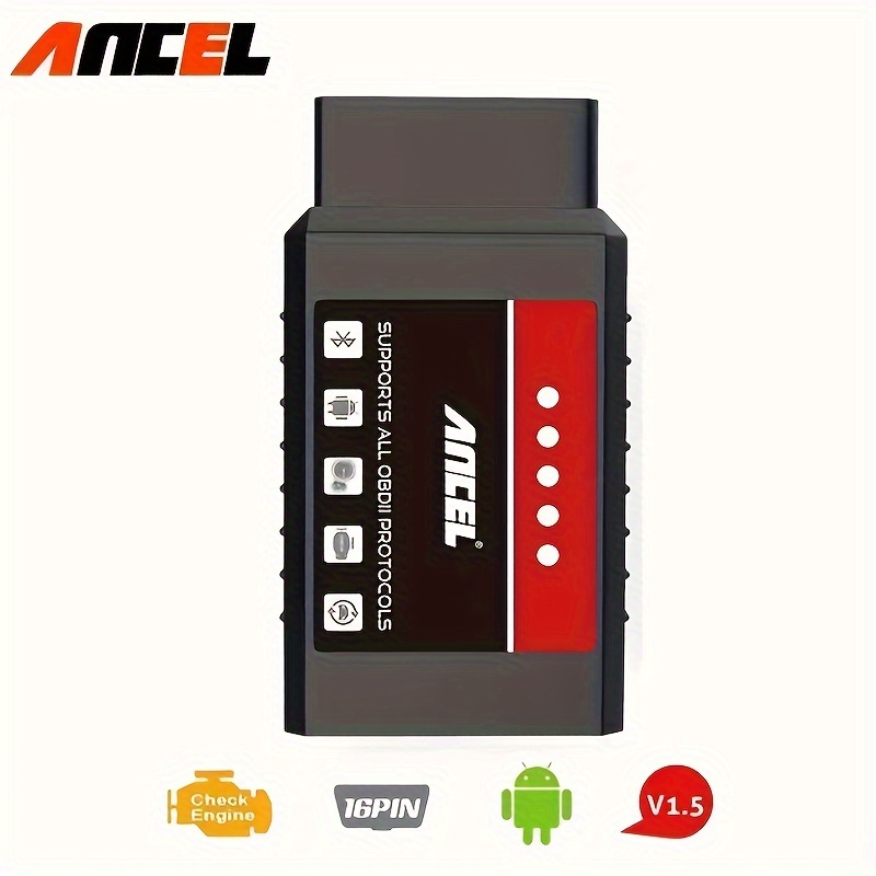 16 Pin Bluetooth Code Reader OBD2 Scanner Diagnostic Tool for