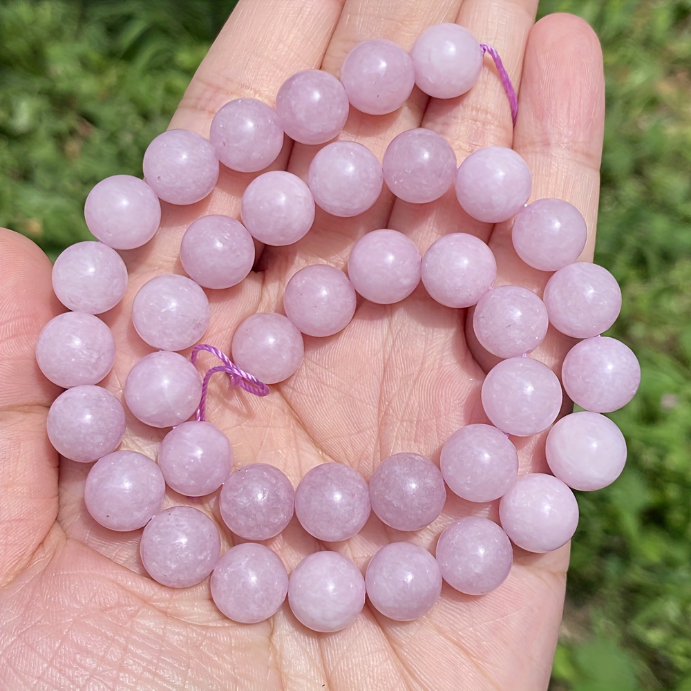 Natural Rose Quartz Stone Beads Round Loose Beads For - Temu