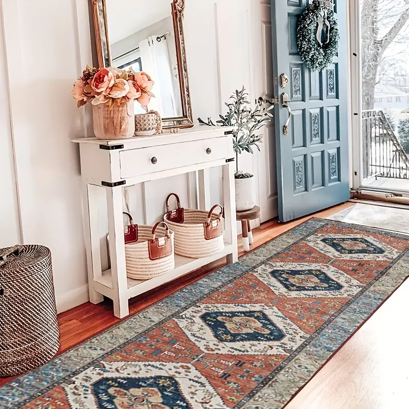 Boho Runner Rugs For Hallway Extra Long Washable Non - Temu
