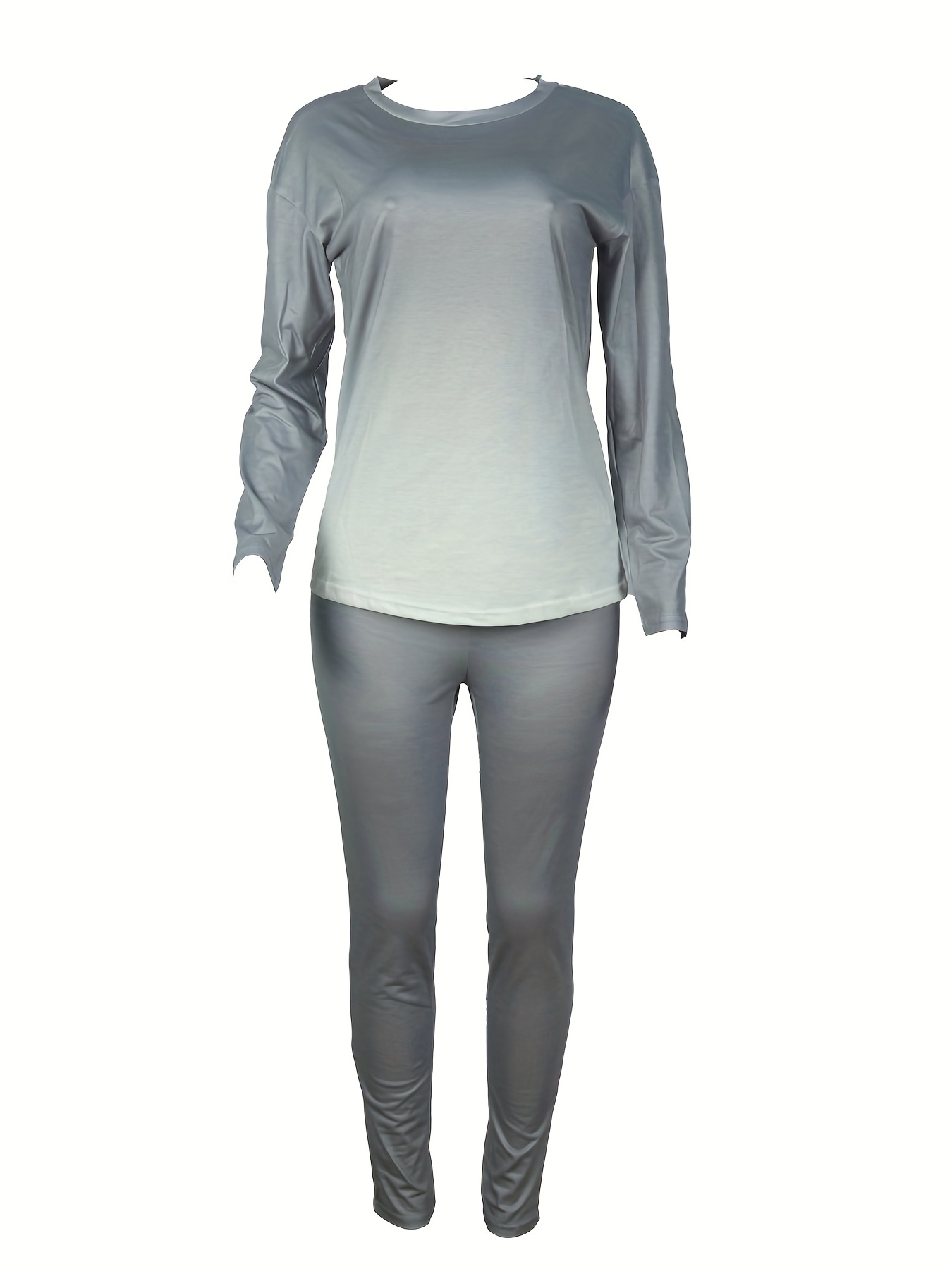 Women's Thermal Underwear Set For Inner Wear, Long Sleeve Top And Pants For  Winter