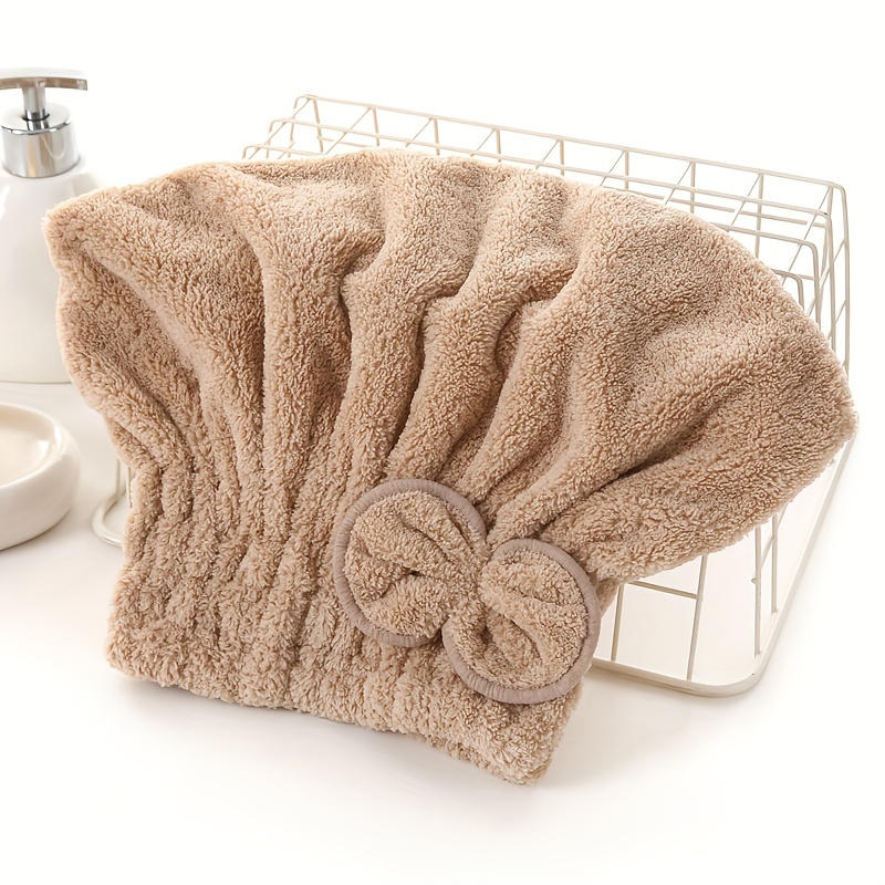 Microfiber Hair Drying Cap, Extra Soft & Ultra Absorbent