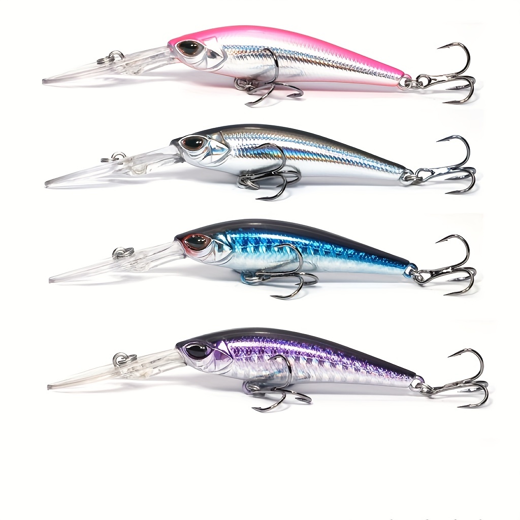 2pcs 6g Long Tongue Fast Diving Small Minnow Bait Slow - Temu