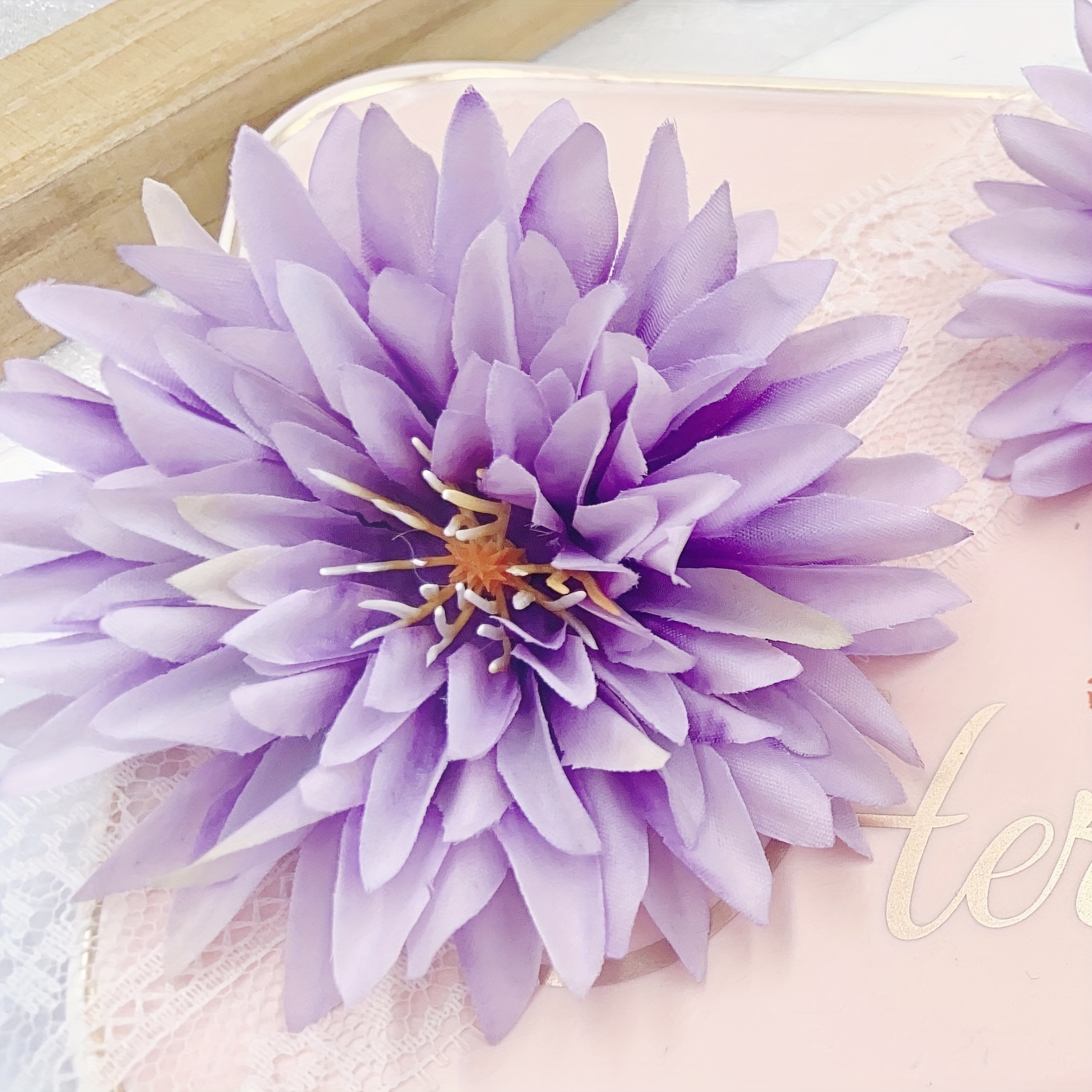 20 Stk. Krabbenklaue Chrysanthemen-Simulationsblütenköpfe mit einem Durchmesser von 7,5 cm, DIY Handgemachte Materialblumen, Dekorationsblumen für Valentinstag, Hochzeit, Geburtstagsfeier, Blumenkunst