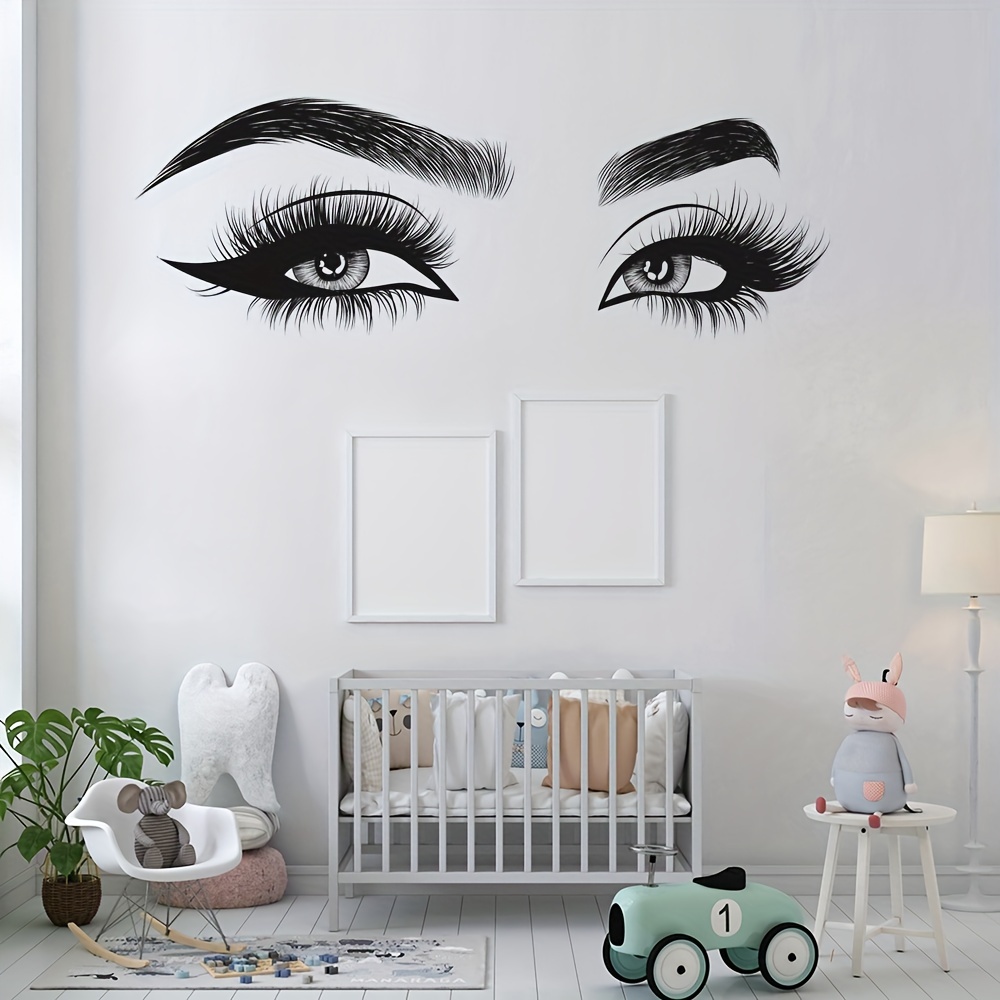 Hermosos Ojos Pegatinas Pared Calcomanías Pared Extraíbles - Temu