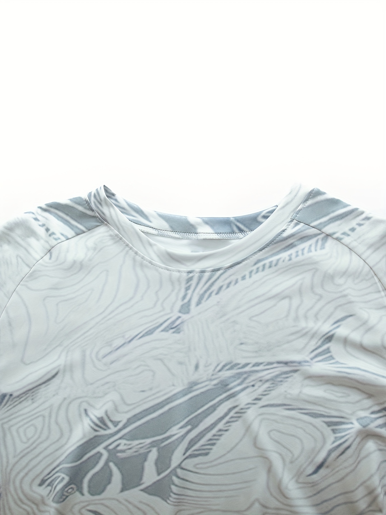 Men's Upf 50+ Sun Protection Shirt Quick Dry Fish Scale - Temu