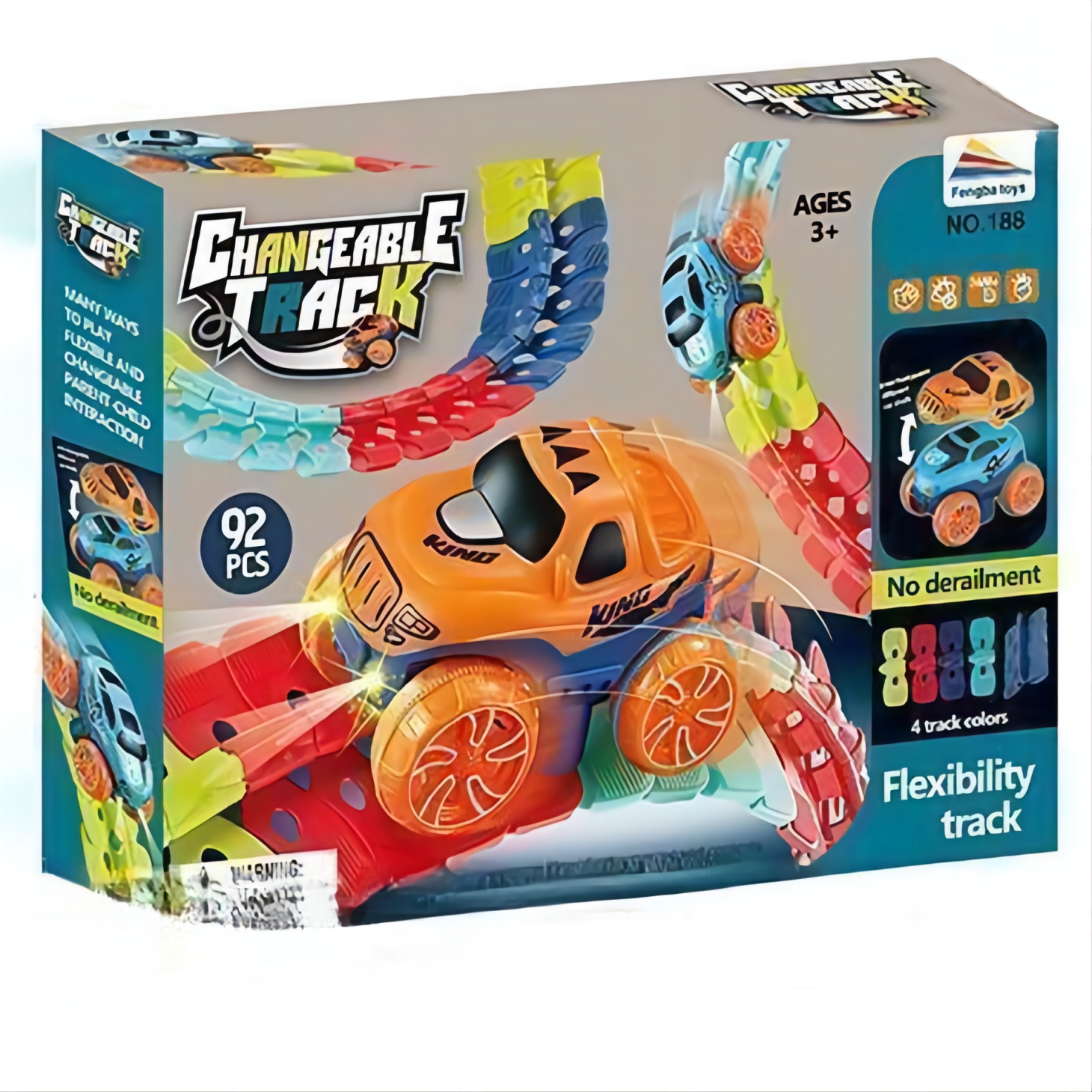 Pista de carreras de juguete pista eléctrica coches de juguete pistas de  carreras de construcción para niños pista eléctrica Flexible juego de coches  de juguete regalo ANGGREK Otros