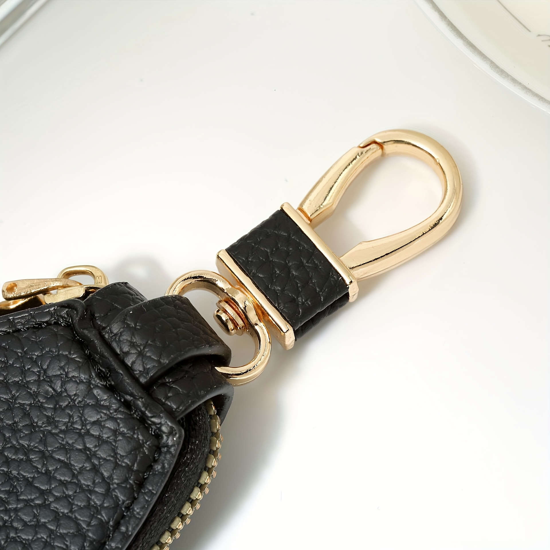1pc Herren Kunstleder Autoschlüssel Etui, Reißverschluss Türschlüssel  Aufbewahrung Tragbare Schlüsseltasche, Multifunktionale Einfache  Schlüsseltasche - Temu Germany
