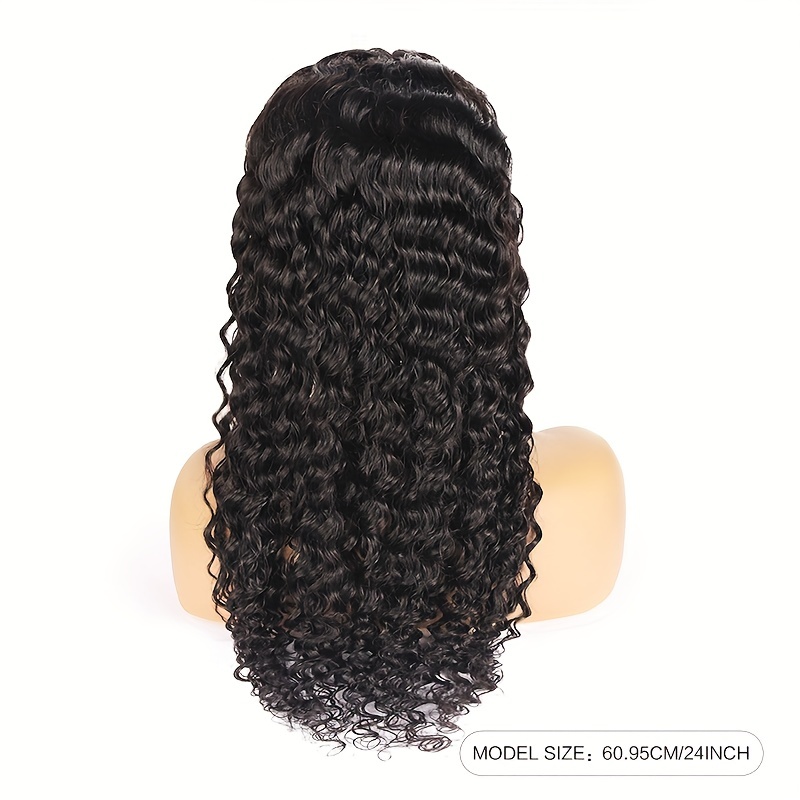 Hd Lace Front Human Hair Wigs Deep Wave 13x4 Lace Frontal - Temu Philippines