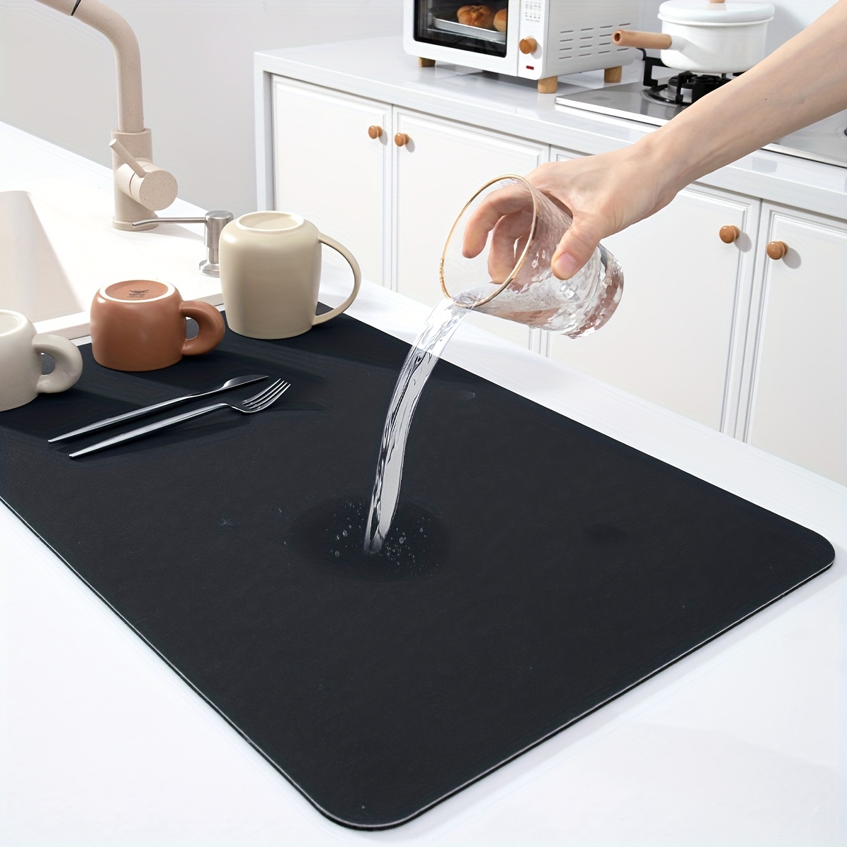 Coffee Mat: Keep Your Kitchen Counter Stain free With This - Temu