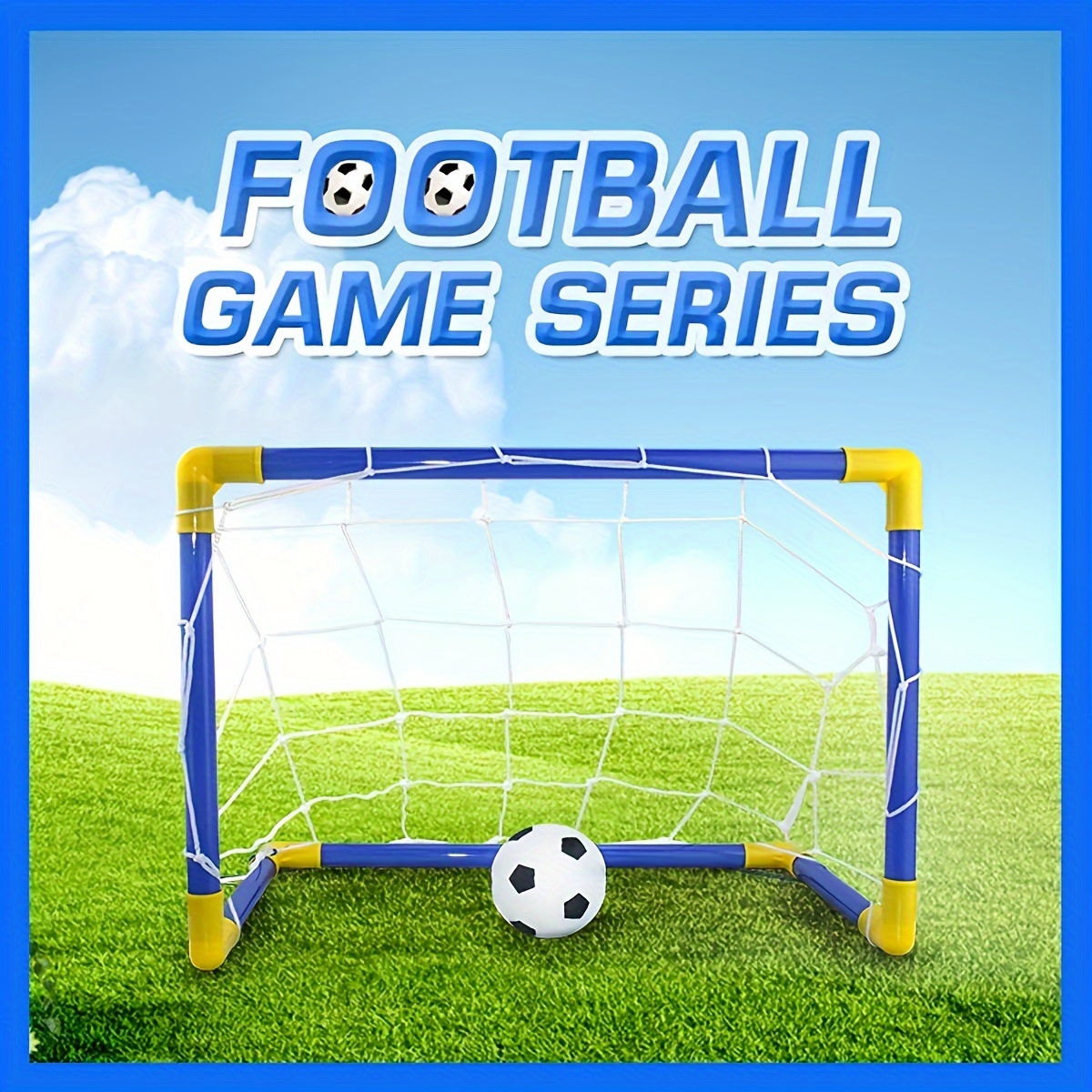 Durable Portable Soccer Goal Set Indoor Outdoor