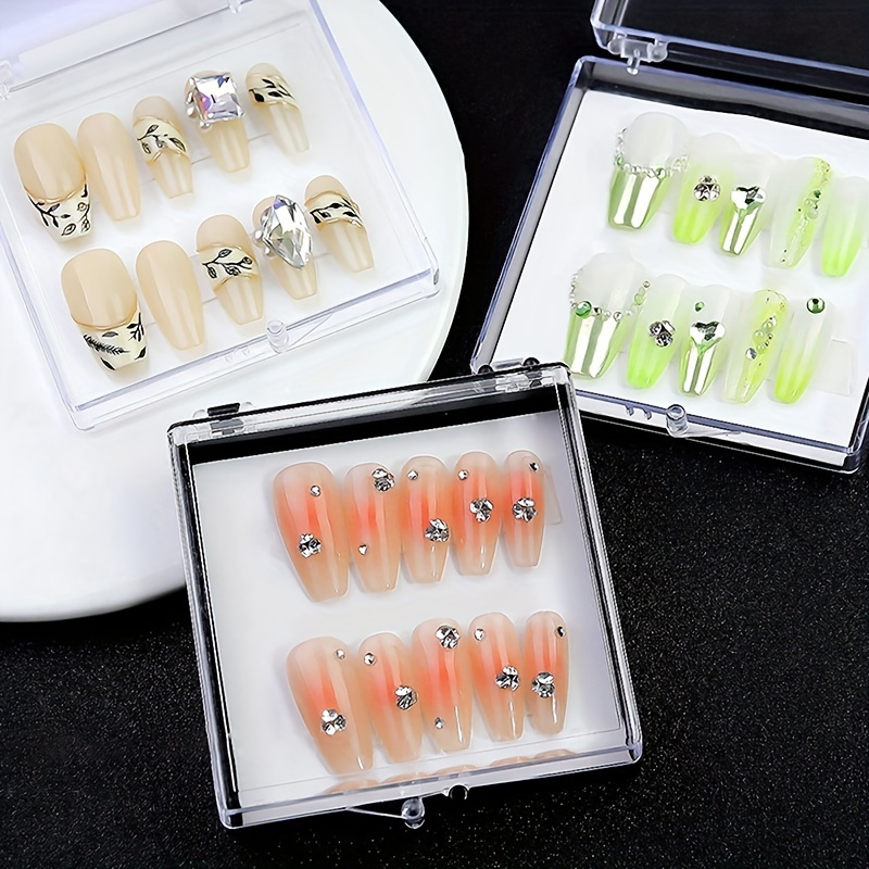 Organize Your Artificial Nails Easily With This Transparent Press On Nail  Storage Box! - Temu United Arab Emirates