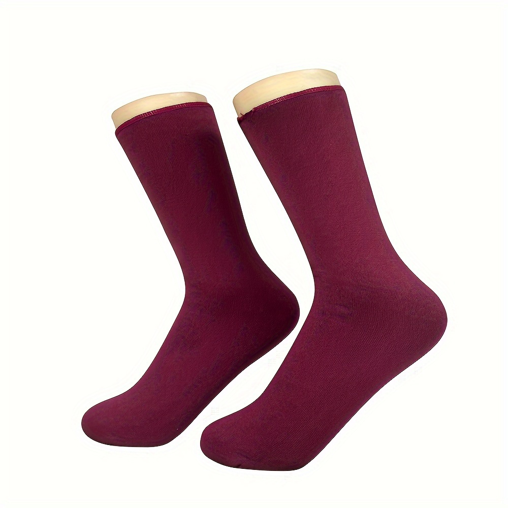 3 par/lote de calcetines térmicos gruesos cálidos de invierno para mujer,  calcetín sin costuras de l Tan Jianjun unisex