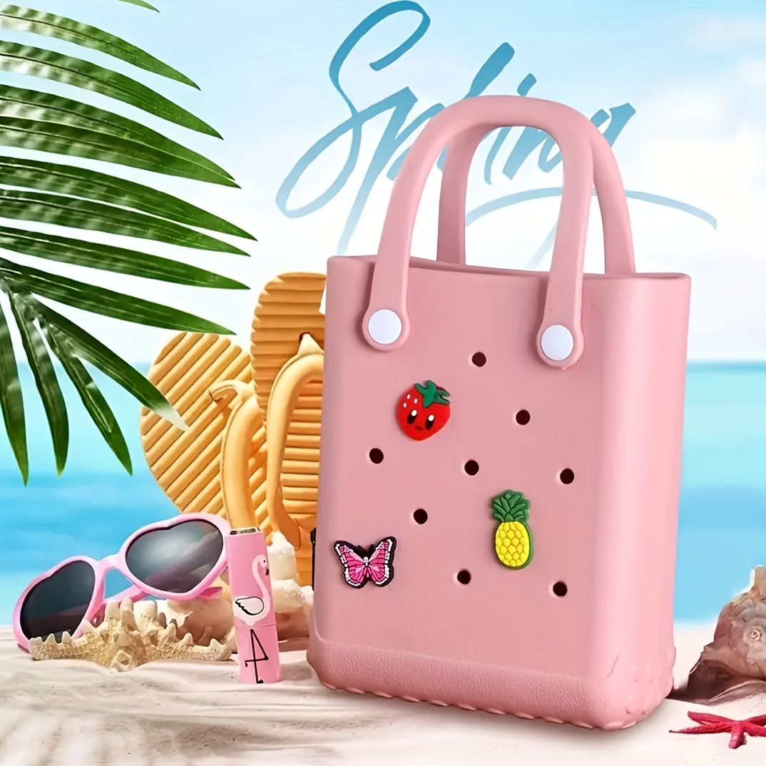 Beach Bag Bag Accessories Large Size Cartoon - Temu
