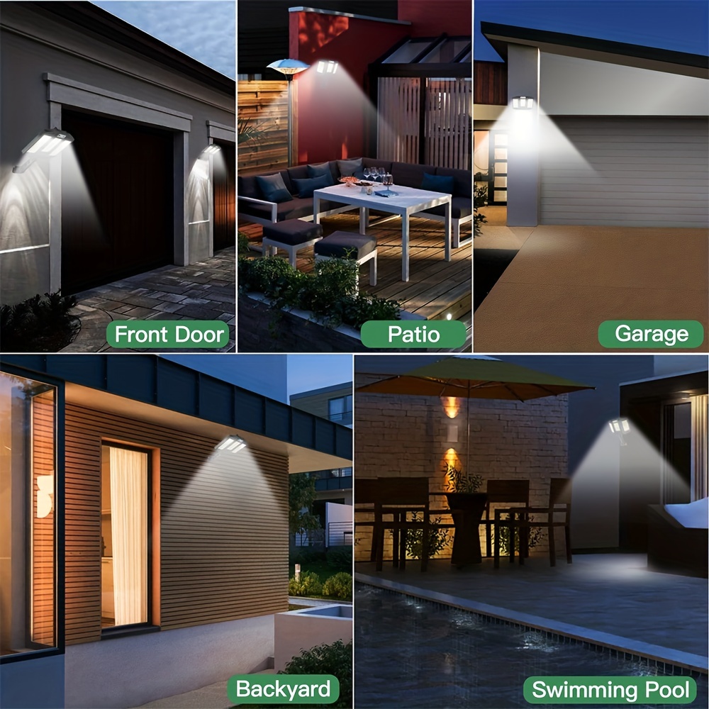 Luces Led solares para exteriores, iluminación Solar para el hogar, patio,  jardín, resistente al agua, lámparas