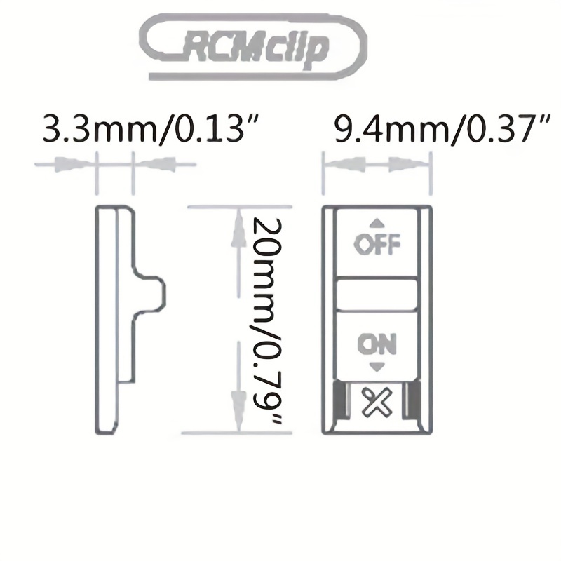 RCM Jig for Nintendo Switch, EMiEN RCM Clip Short Connector RCM Tool for  Nintendo Switch NS Recovery Mode