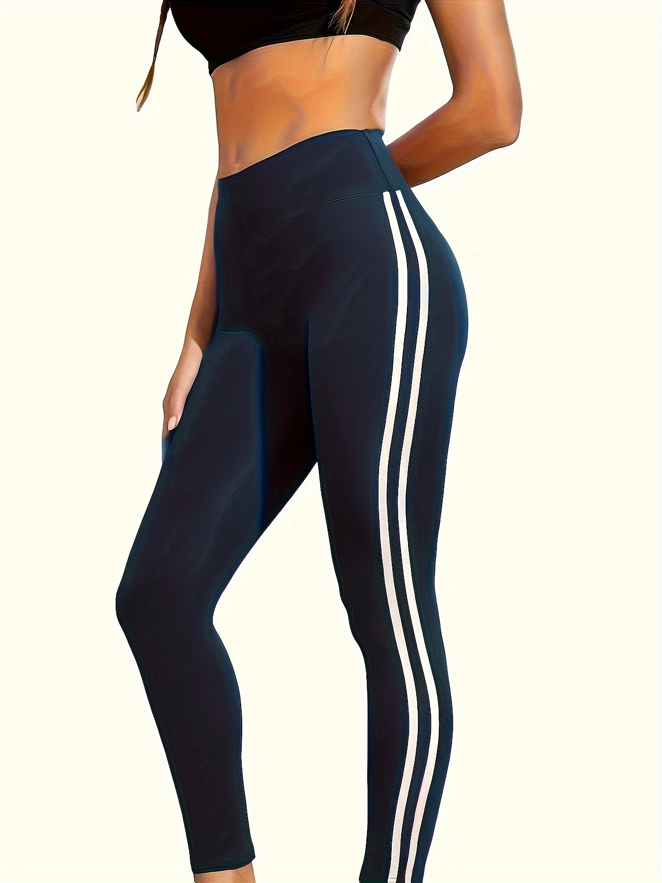 Women's Yoga Pants: Navy, Workout Clothes