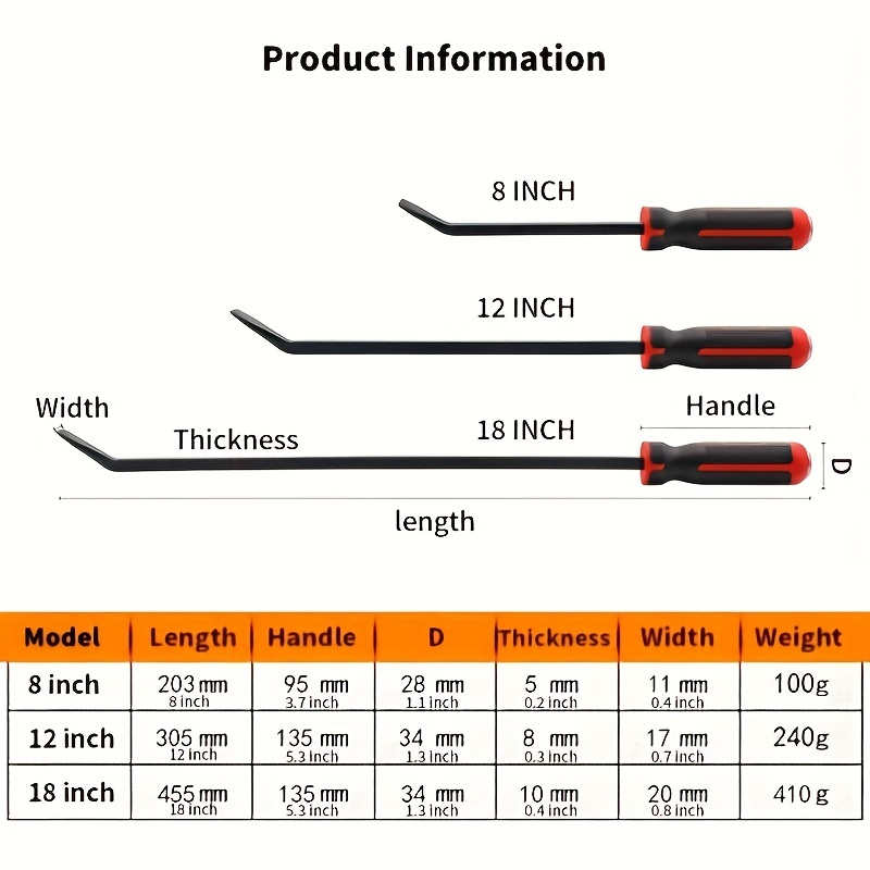 Long handle deals crowbar