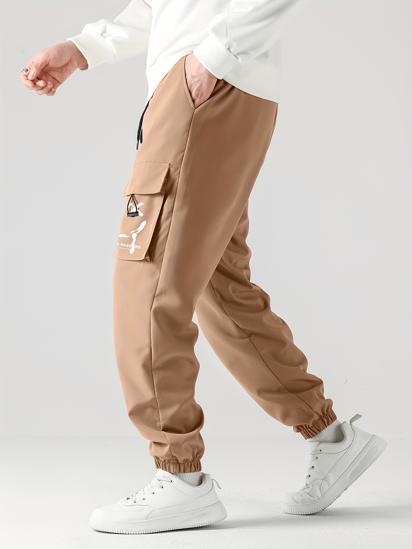 Skinny fit cargo work on sale trousers