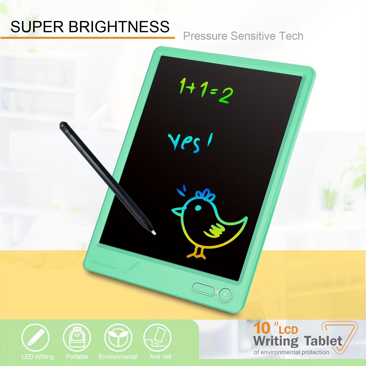 LCD Writing Tablet for Kids, 2Pck Drawing Tablets Toddler Toys Doodle Board  12 inch Writing Pad Drawing Tablet, Boys Girls Gift Trip Travel Essentials