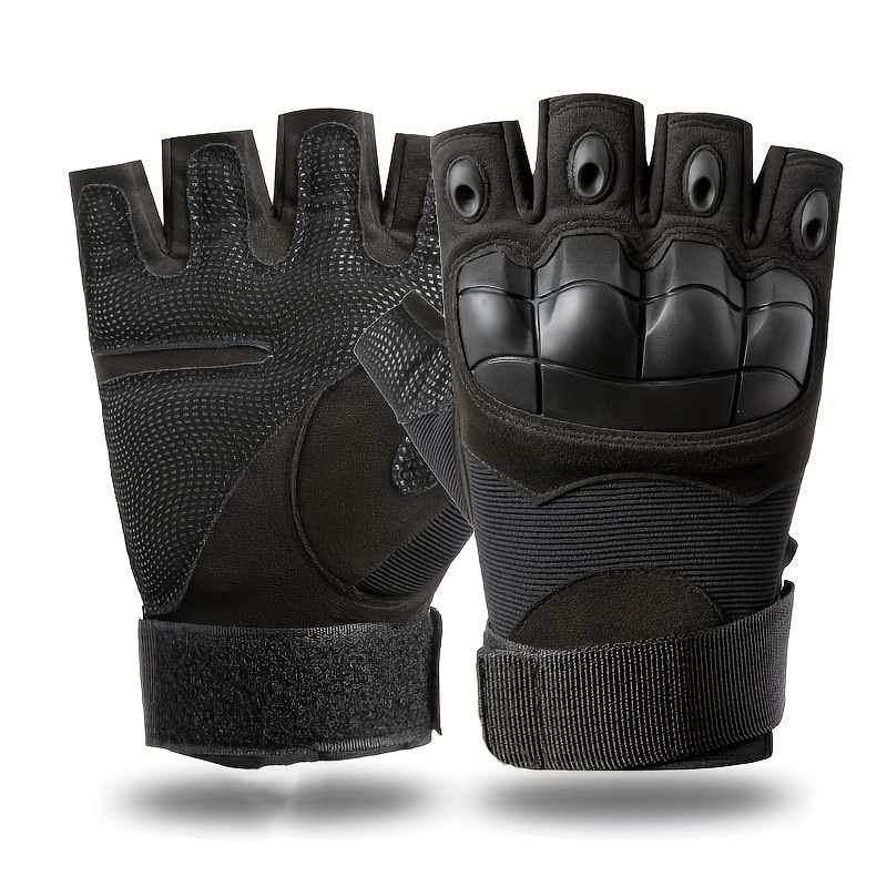 Guantes Sin Dedos Para Hombre, Guantes Con Medio Dedo Para Pantalla Táctil  Para Motocicleta, Airsoft, Caza, Senderismo, Trabajo, Deportes Al Aire  Libre, Ciclismo, Entrenamiento, Camping Y Escalada, Mode de Mujer