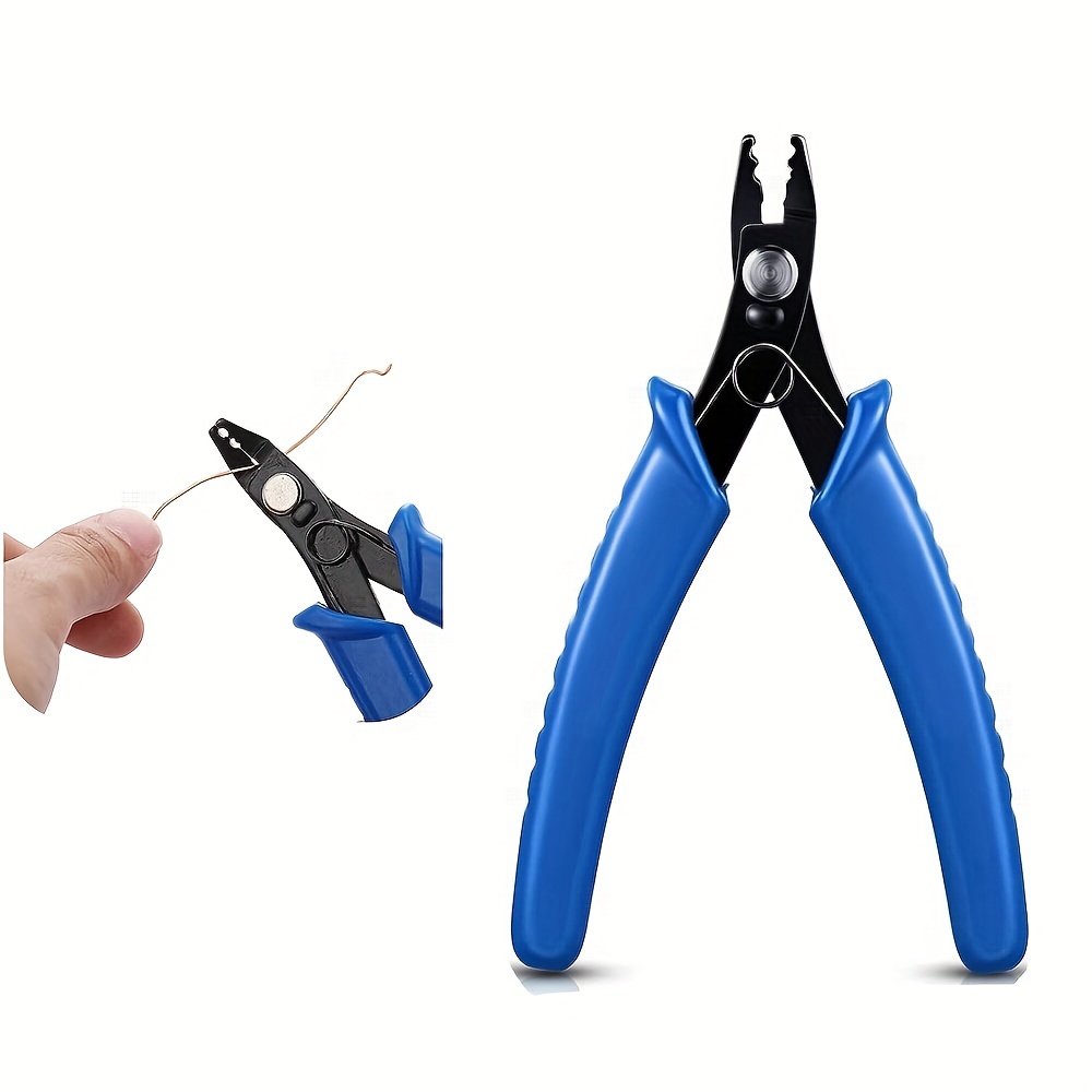 

1pc Bead Crimping Pliers Crimper Tool For Jewelry Making 5 Inches Standard Precision Mini Fine Pliers With Spring Straight Head Multi Use Diy Jewelry Craft Beading Hobby Diy Essential
