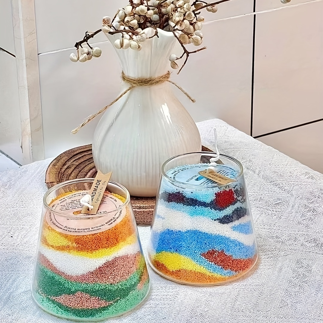 Handmade Diy Decoration Colored Natural Paraffin Wax Granulated Sand Wax  Candles - Buy Granulated Sand Wax,Colored Wax,Candle Wax Product on
