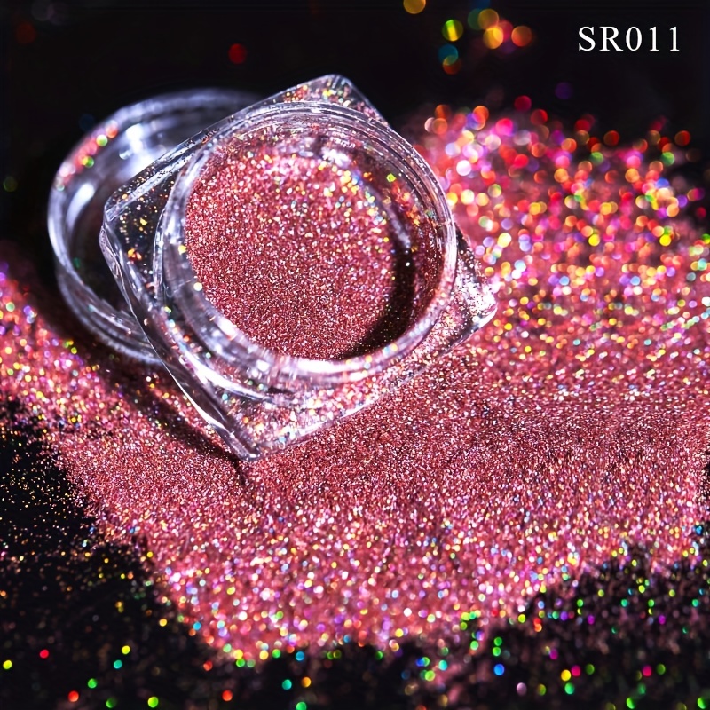 Holographic Nail Powder for DIY Nail Art - Create Magical Mirror Effect