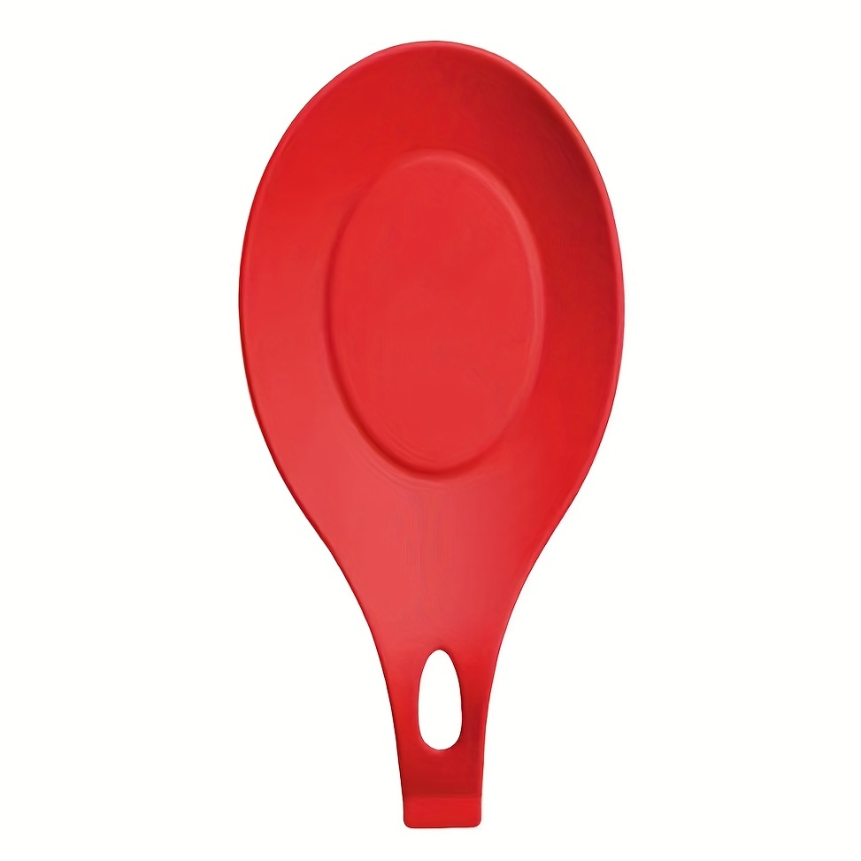 Silicone Spoon Rest Flexible Spoon shaped Kitchen Spoons - Temu