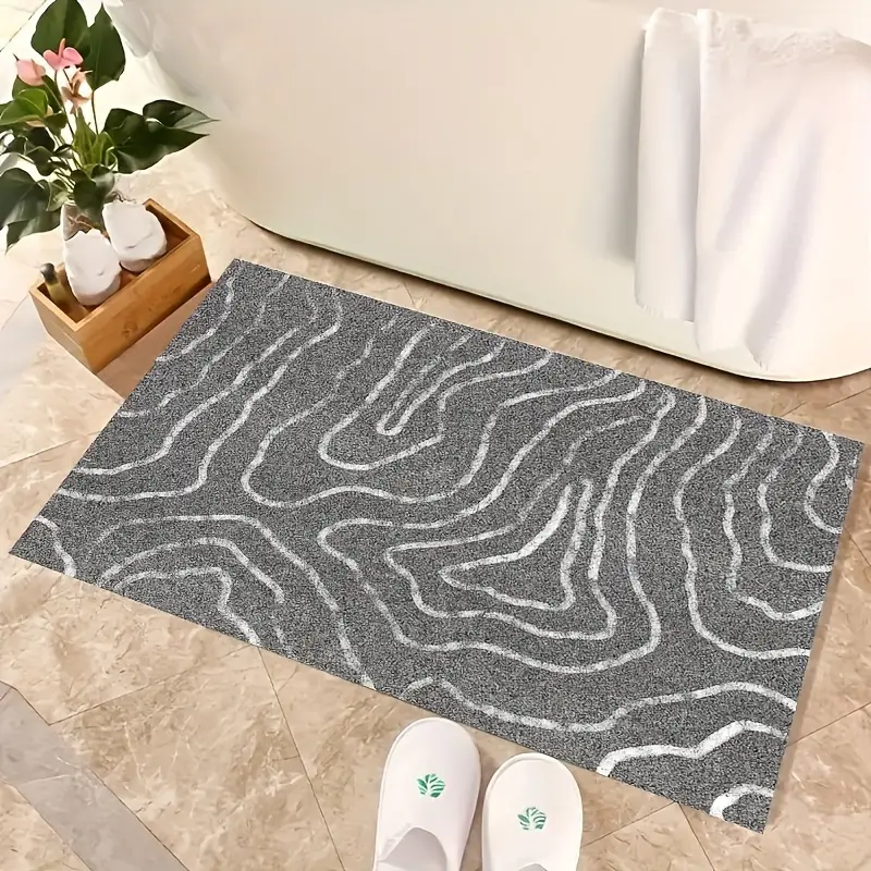 Ultra Soft Diatom Mud Mat For Bathroom Non Slip Bathroom Rug - Temu