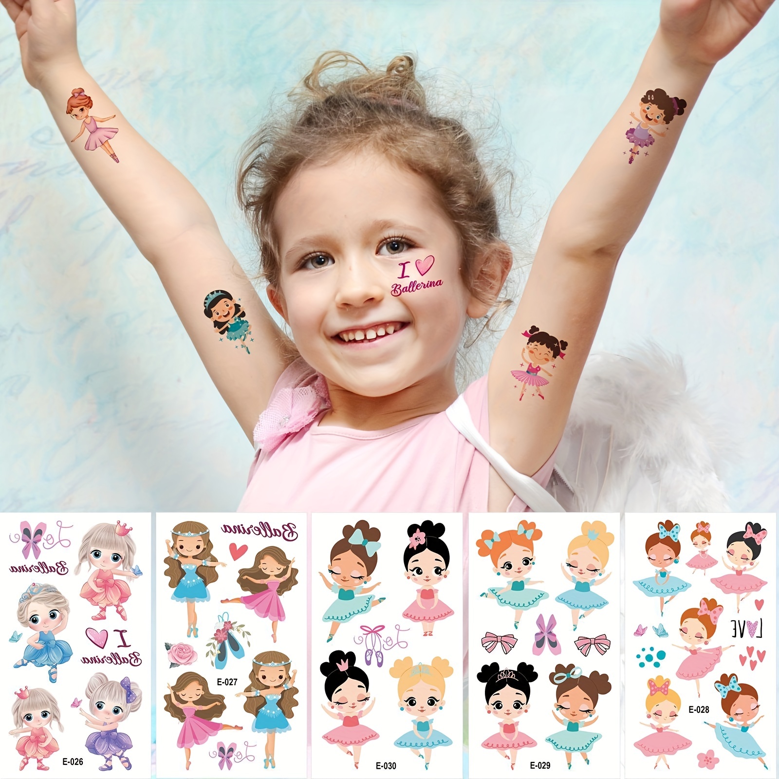 Face Stickers Face Painting Stickers Angel Wings Tattoo - Temu