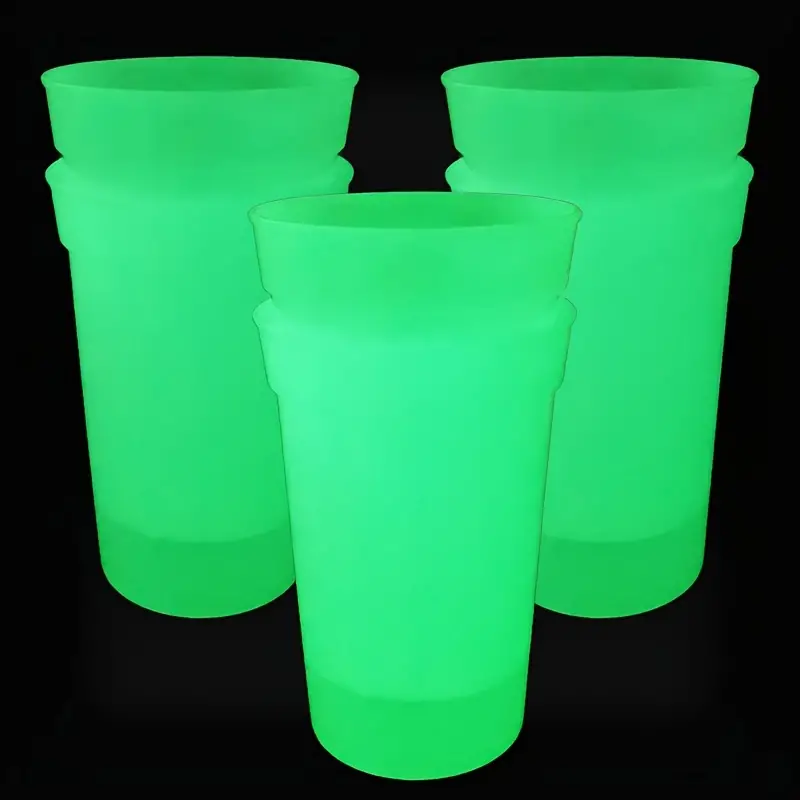 6pcs, Glow-in-the-dark Party Cups, Plastic Cups, Perfect For Party  Supplies, Glow-in-the Dark Party Holiday Events, Birthday Parties Decor,  Club Parti