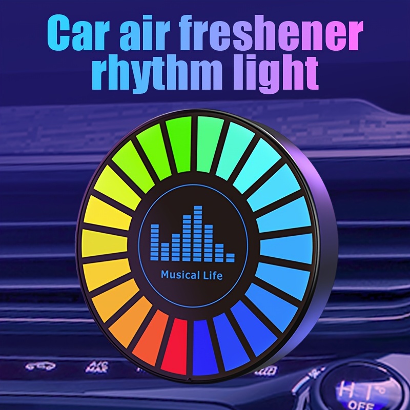 Atmosphere Musik Rhythmus Atmung Lichtleiste Auto Lufterfrischer Lüftung  Parfüm Diffusor Zubehör Interieur Dekoration Aromatherapie Auslass Duft LED