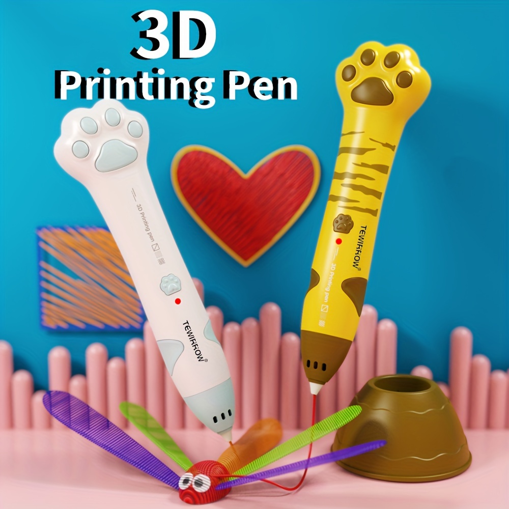 Stylo 3D écran bricolage stylo d'impression 3d avec abs pla filament jouet  créatif cadeau 3 d imprimante stylo dessin fo 