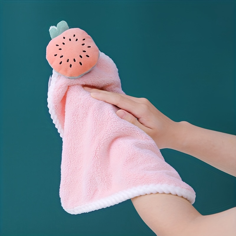 Wiping Hand Cloth, Cute Cartoon Hangable Hand Towels, Super