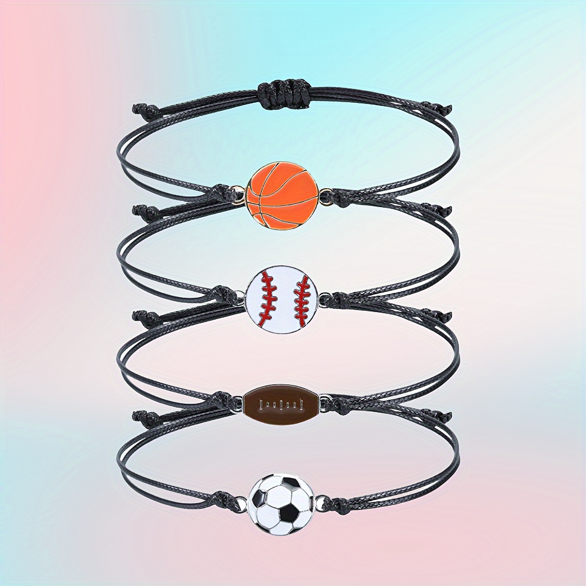 Bracelet Elastique En Acrylique Pour Homme Et Femme, Bijou A La Mode, Ideal  Pour Le Basket-ball, Le Football, Le Tennis - Bracelets