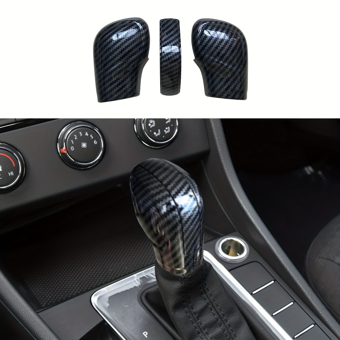 For Volkswagen VW POLO MK5 Interior Central Control Panel Door Handle  Carbon Fiber Stickers Decals Car styling Accessorie - AliExpress