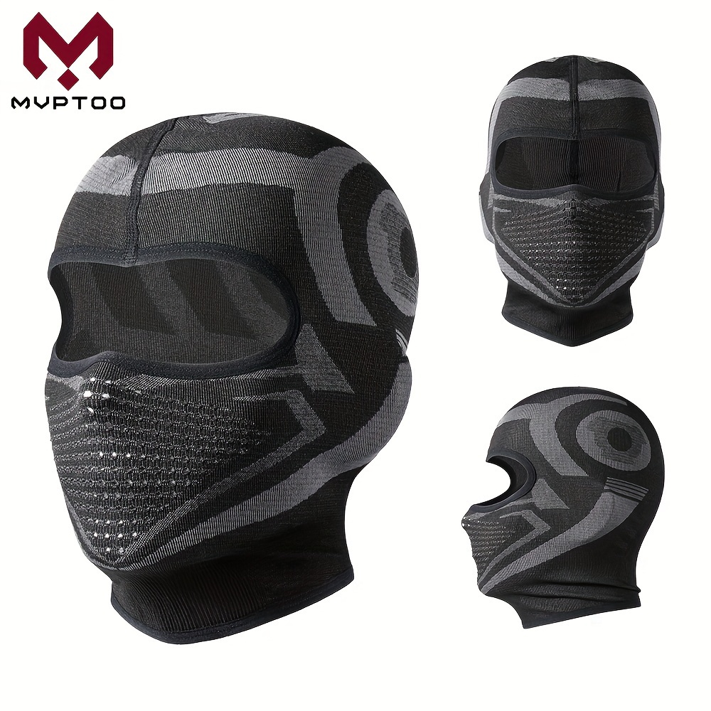 Ice Silk Face Protection Cycling Hood, Gorros para El Frio para Hombres,Ski  Mask for Men,Balaclava Face Mask