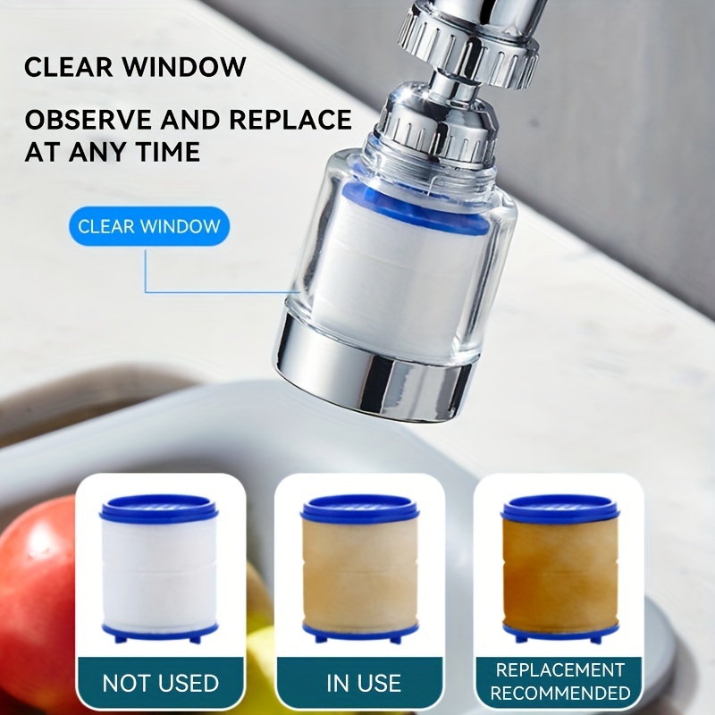 Multi-layer Kitchen Faucet Water Purifier Filters Splash-Proof Spray Head  Nozzle