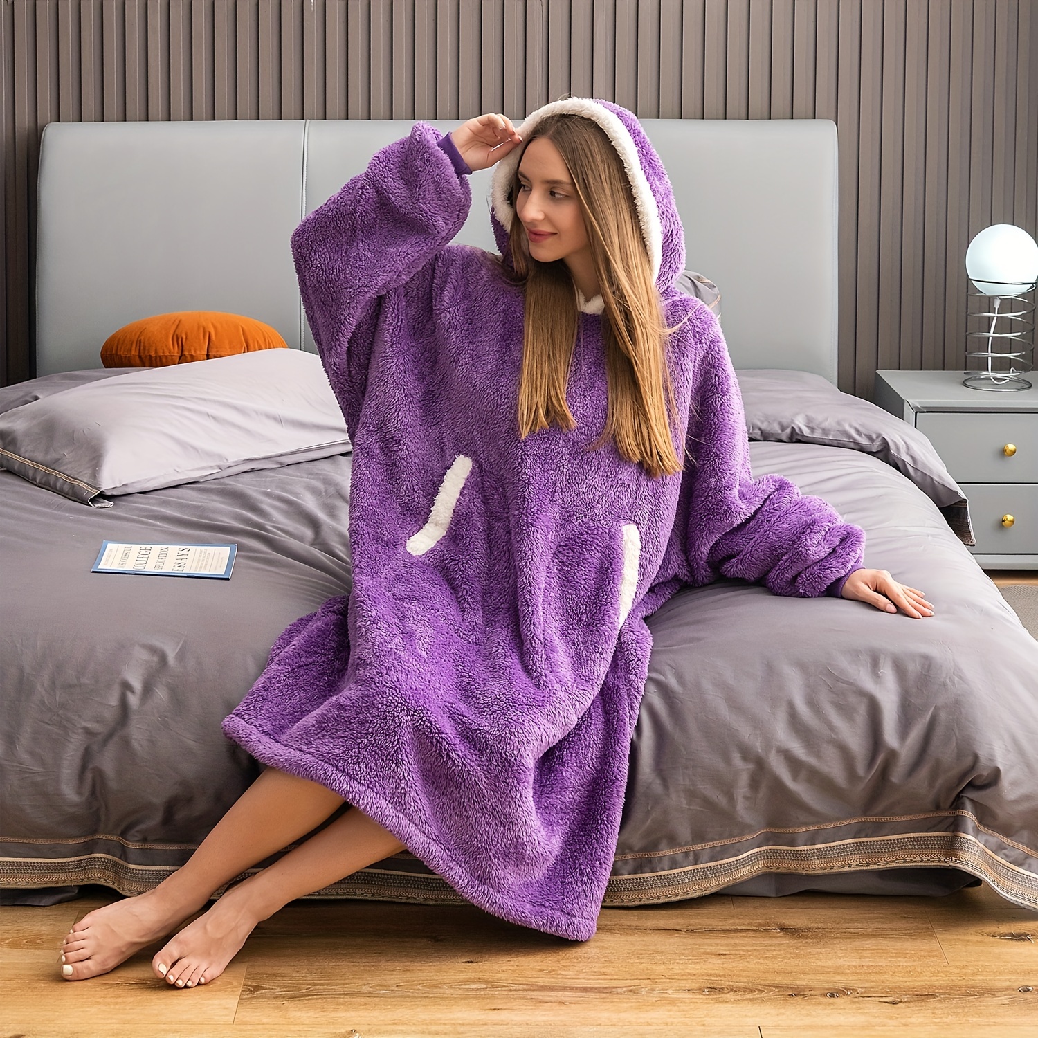 Oversized Blanket Sweatshirt Comfortable Hoodie Blanket - Temu