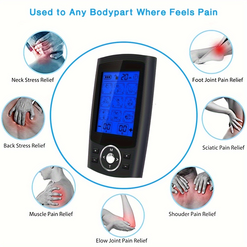 Tens Muscle Stimulator 36-Mode Electric EMS Acupuncture Body