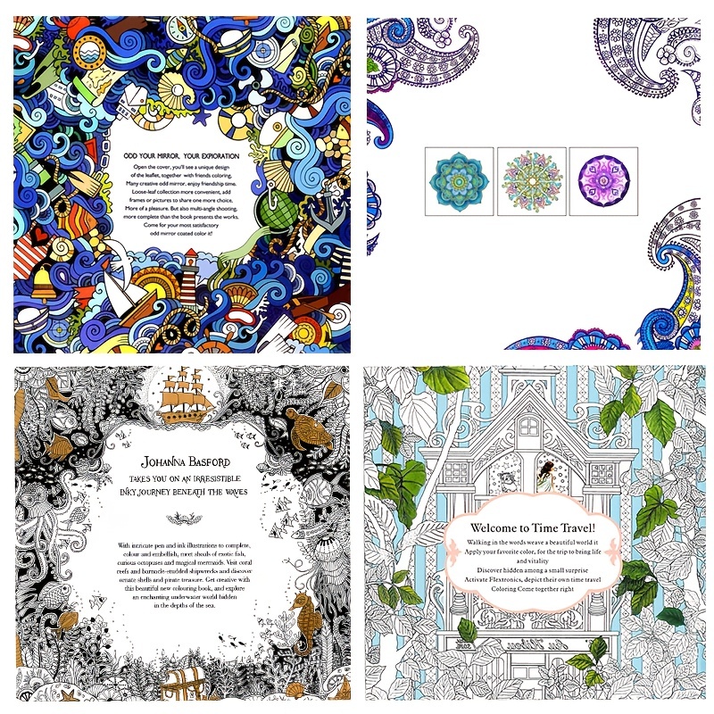 Adult Coloring Book Kits - Your Choice