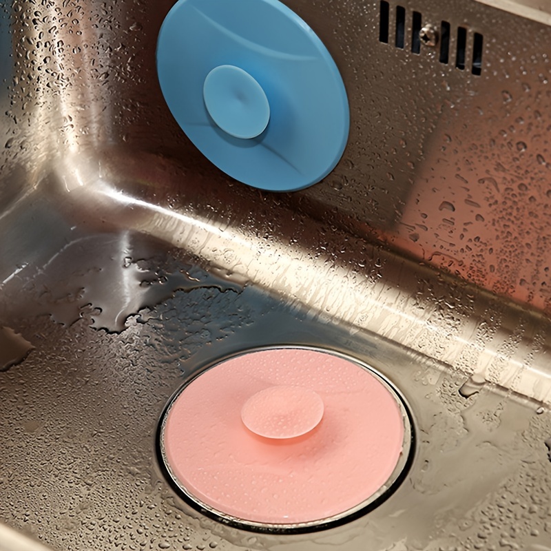 Silicone Kitchen Sink Stopper Plug For Bath Drain Drainer Strainer