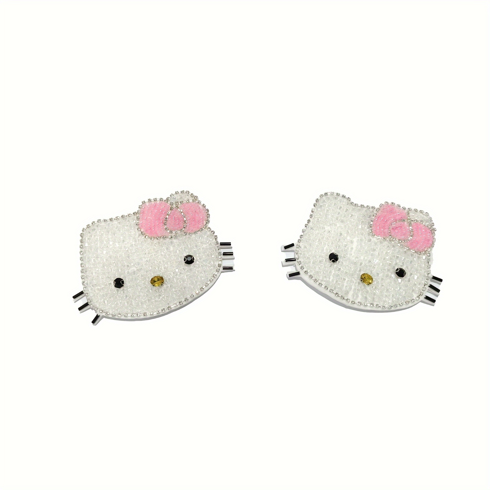 Applique Patches Hand beaded Cute Cartoon Hello Kitty - Temu