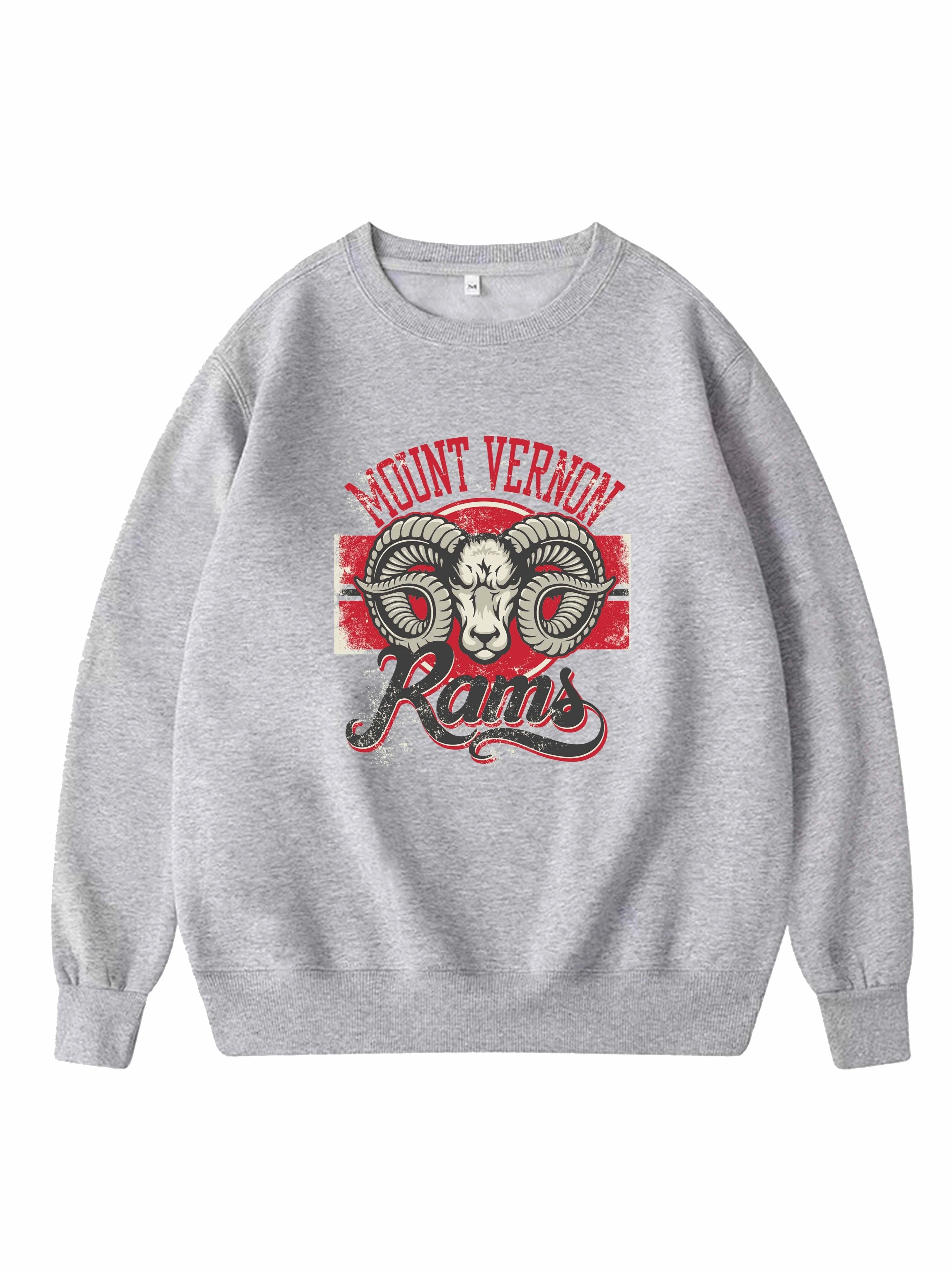 Men's Vintage Rams Graphic Crew Sweatshirt, Men's Tops