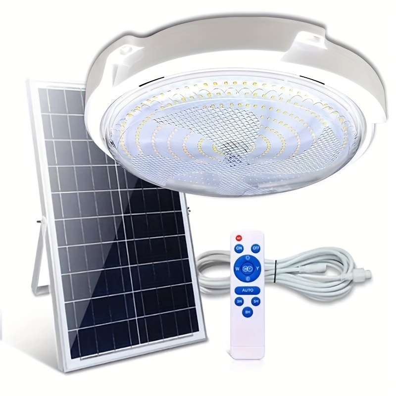 Luz Solar inteligente de techo para interiores, lámpara de energía Solar  con línea de luz de